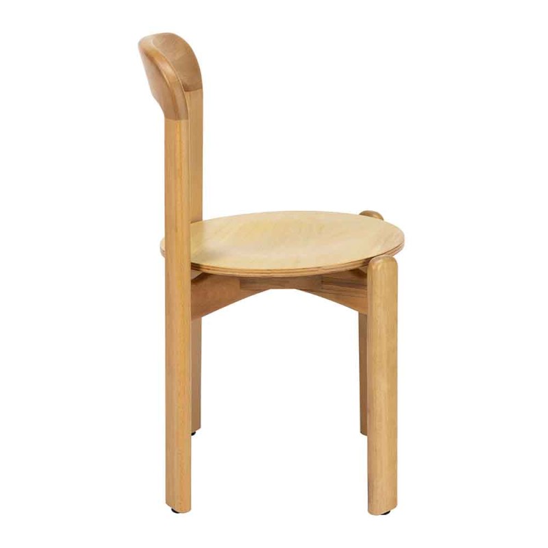 Magilon Ahşap Kolsuz Cafe Sandalyesi | Modern ve Dayanıklı Cafe Sandalyesi
