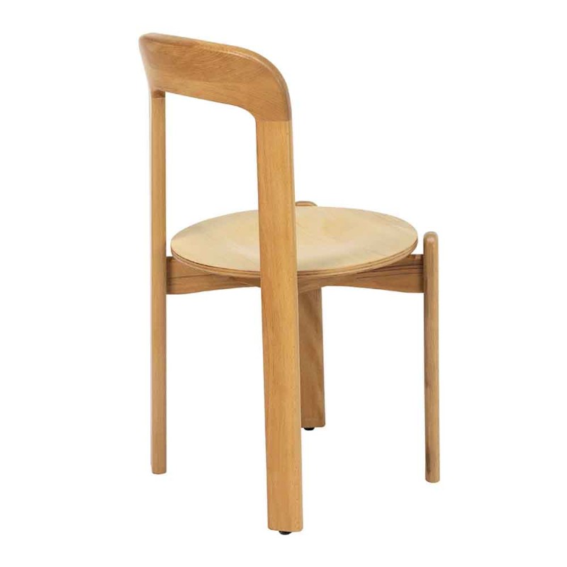 Magilon Ahşap Kolsuz Cafe Sandalyesi | Modern ve Dayanıklı Cafe Sandalyesi