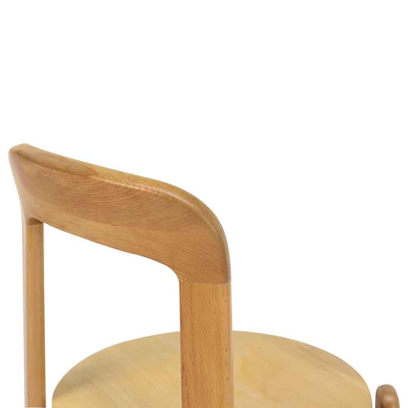 Magilon Ahşap Kolsuz Cafe Sandalyesi | Modern ve Dayanıklı Cafe Sandalyesi