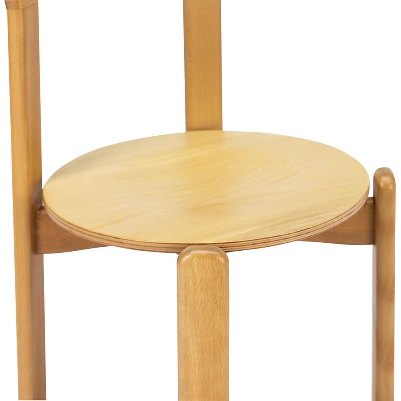 Magilon Ahşap Kolsuz Cafe Sandalyesi | Modern ve Dayanıklı Cafe Sandalyesi