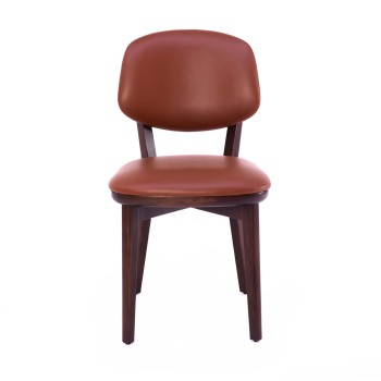 Hampton Ahşap Kolsuz Cafe Sandalyesi | Modern ve Dayanıklı Cafe Sandalyesi