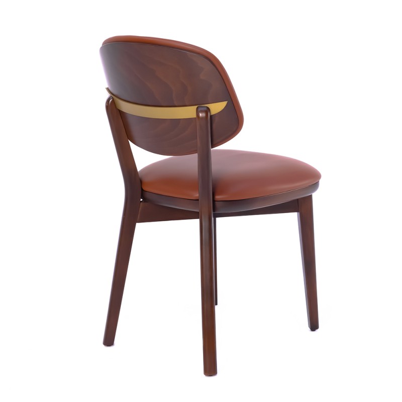 Hampton Ahşap Kolsuz Cafe Sandalyesi | Modern ve Dayanıklı Cafe Sandalyesi