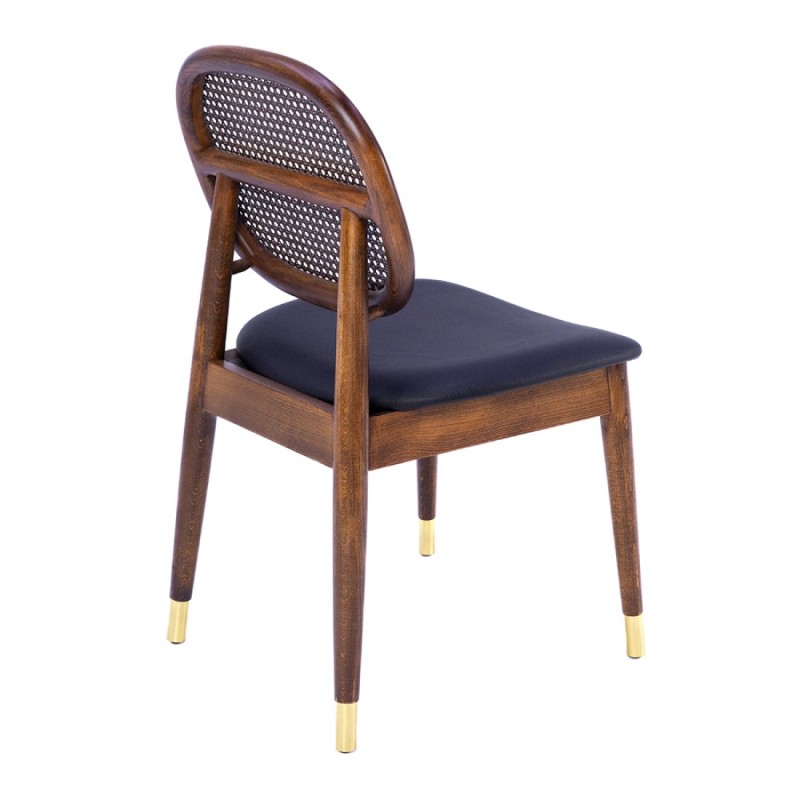 Zest Hazeranlı Ahşap Cafe Sandalyesi | Döşemeli ve Dayanıklı Cafe Sandalyesi