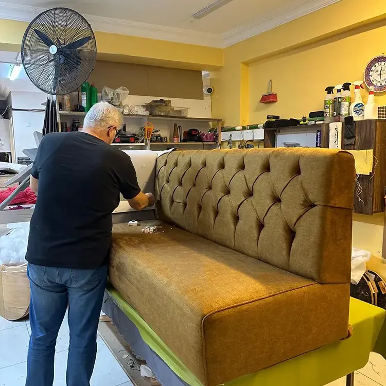 Premium U Form Chester Cafe Bar Loca Koltuk Oturma Grubu