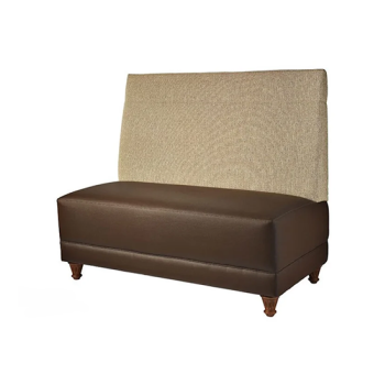 Restoran & Cafe Loca Sedir Koltuk Modeli – Özel İmalat Döşemeli Sırtlı Oturma Grubu