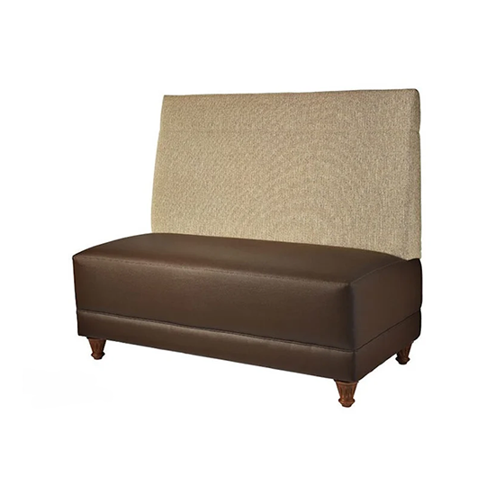 Restoran & Cafe Loca Sedir Koltuk Modeli – Özel İmalat Döşemeli Sırtlı Oturma Grubu